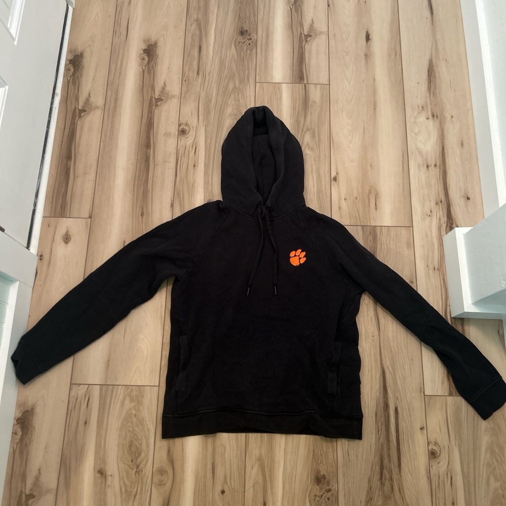 lululemon athletica Black Hoodie with Orange Logo